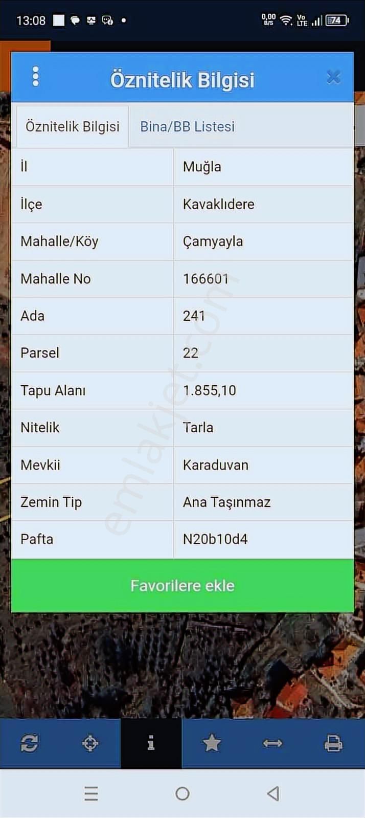 Toki Evlerine 100 M Satılık Tarla