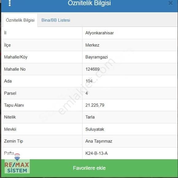 Afyon Merkez Bayramgazi Köyünde Satılık Tarla - Görsel 3