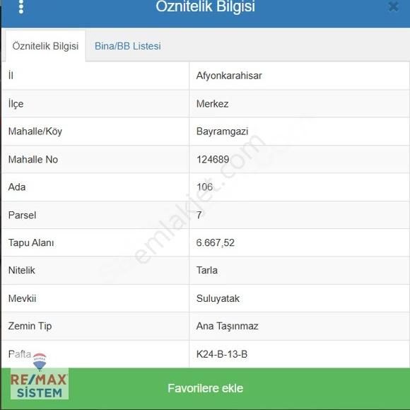 Afyon Merkez Bayramgazi Köyünde Satılık Tarla - Görsel 5