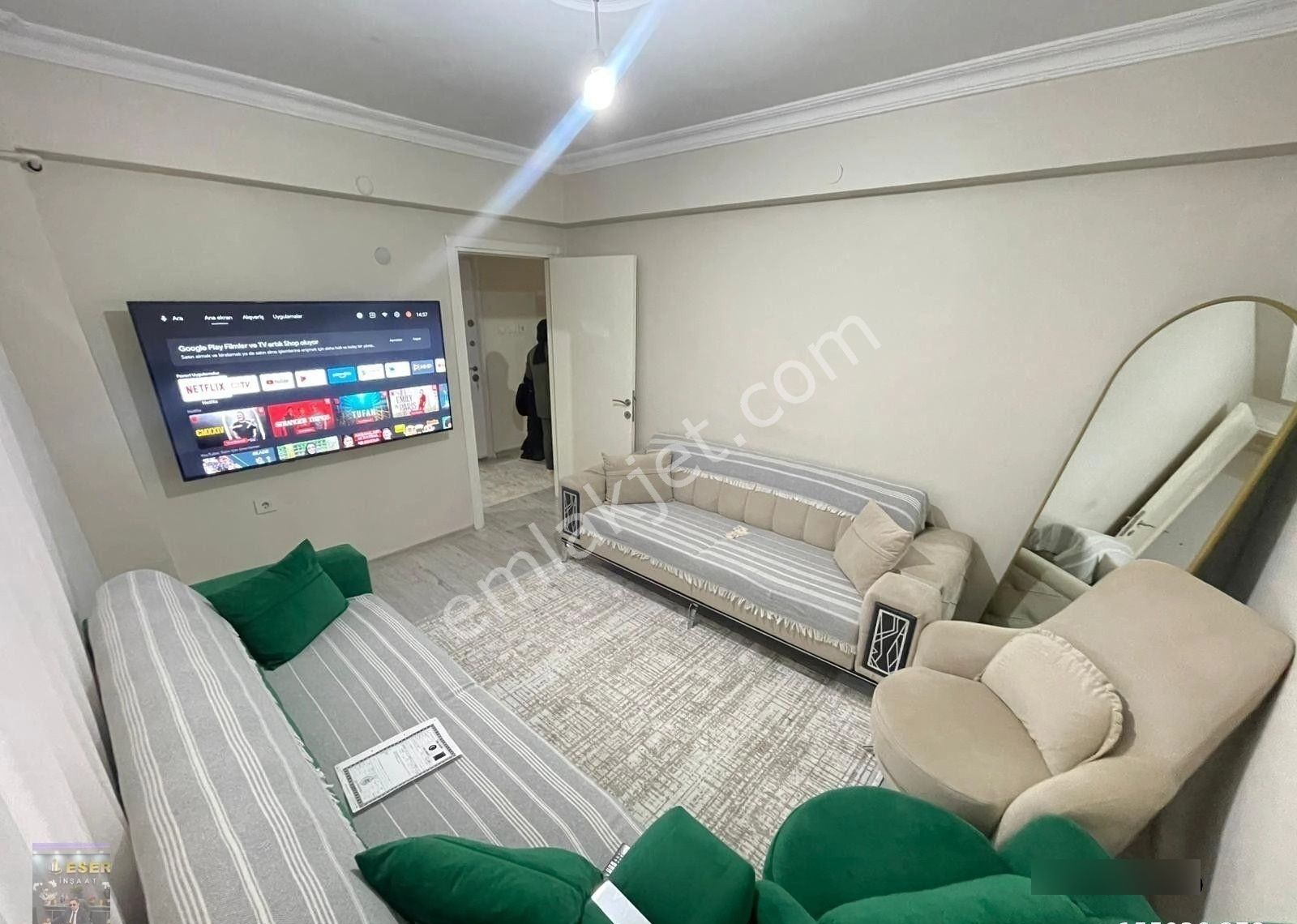50 Yıl Mah Satılık 2+1 90m2 Krediye Uygun Yüksek Giriş Daire - Görsel 12