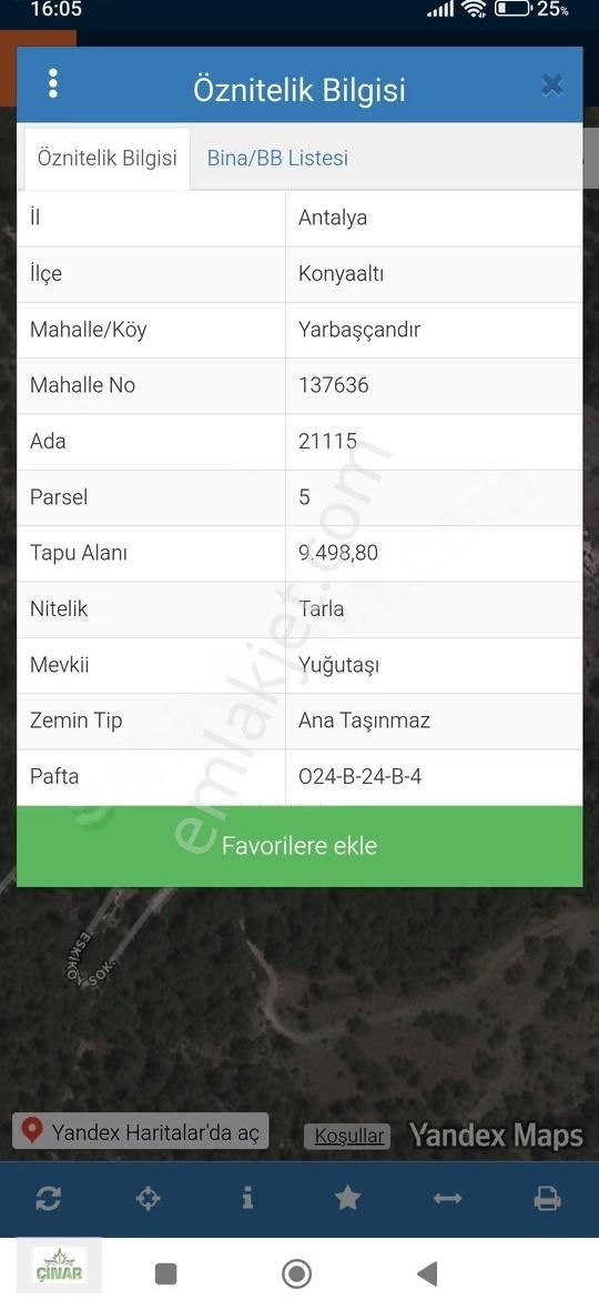 Hisarçandır Yaylasında 9 Dönüm Tarla - Görsel 3