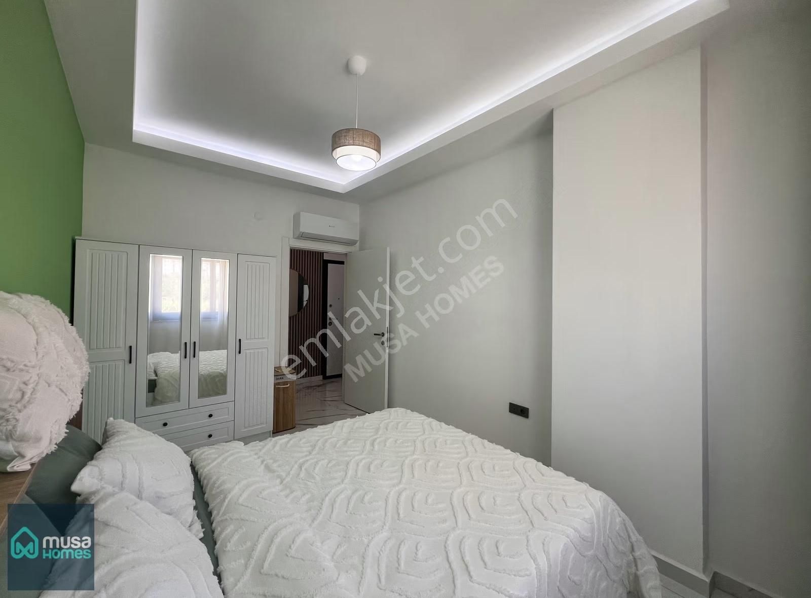 Alanya Mahmutlarda Merkezi Konumda Denize 600 M Full Eşyalı 1+1 - Görsel 13