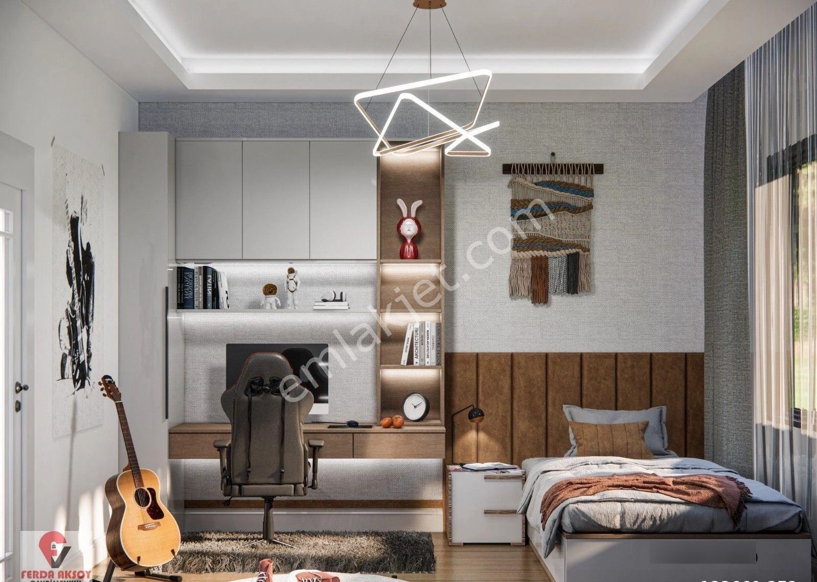 Doğa İle İç İçe 3+1 Ultra Lüks Villalar Hemde Becende - Görsel 4