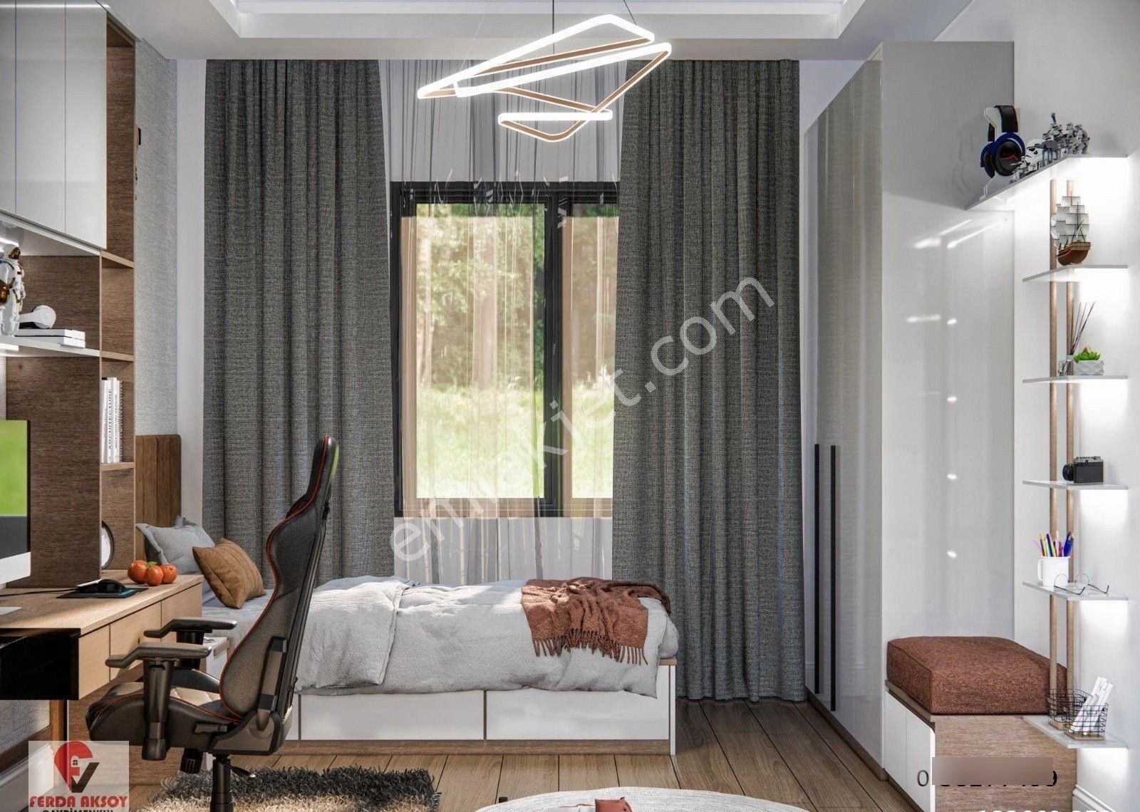 Doğa İle İç İçe 3+1 Ultra Lüks Villalar Hemde Becende - Görsel 2