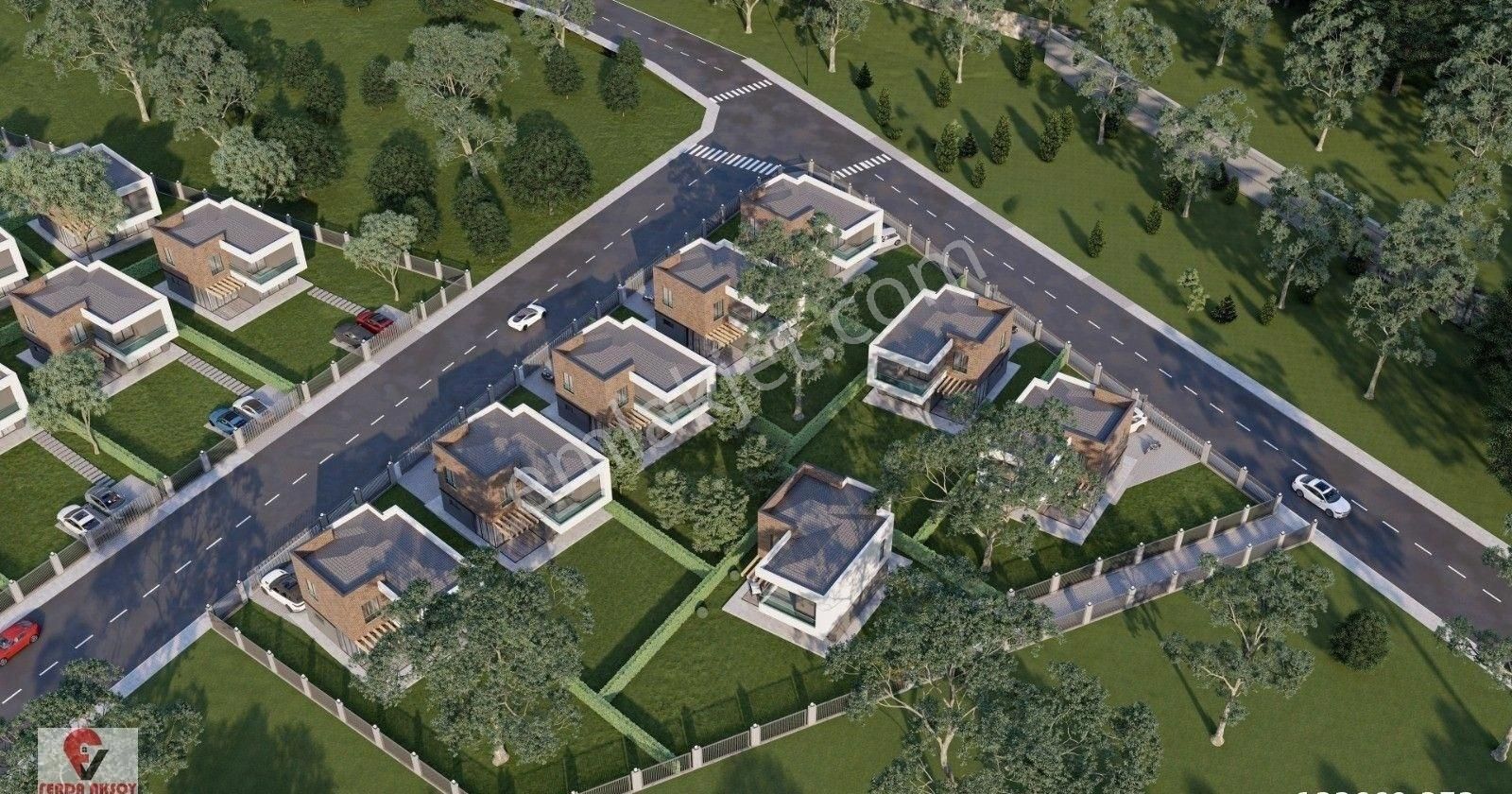 Doğa İle İç İçe 3+1 Ultra Lüks Villalar Hemde Becende - Görsel 24