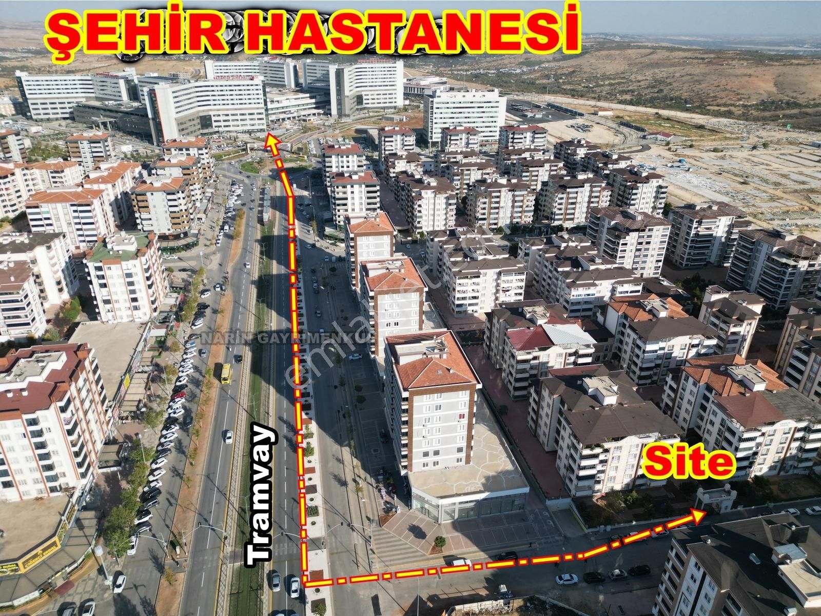 İbnisina Şehir Hastanesi Kat Bahçeli 3,5+1 Yüksek Kira Getirili