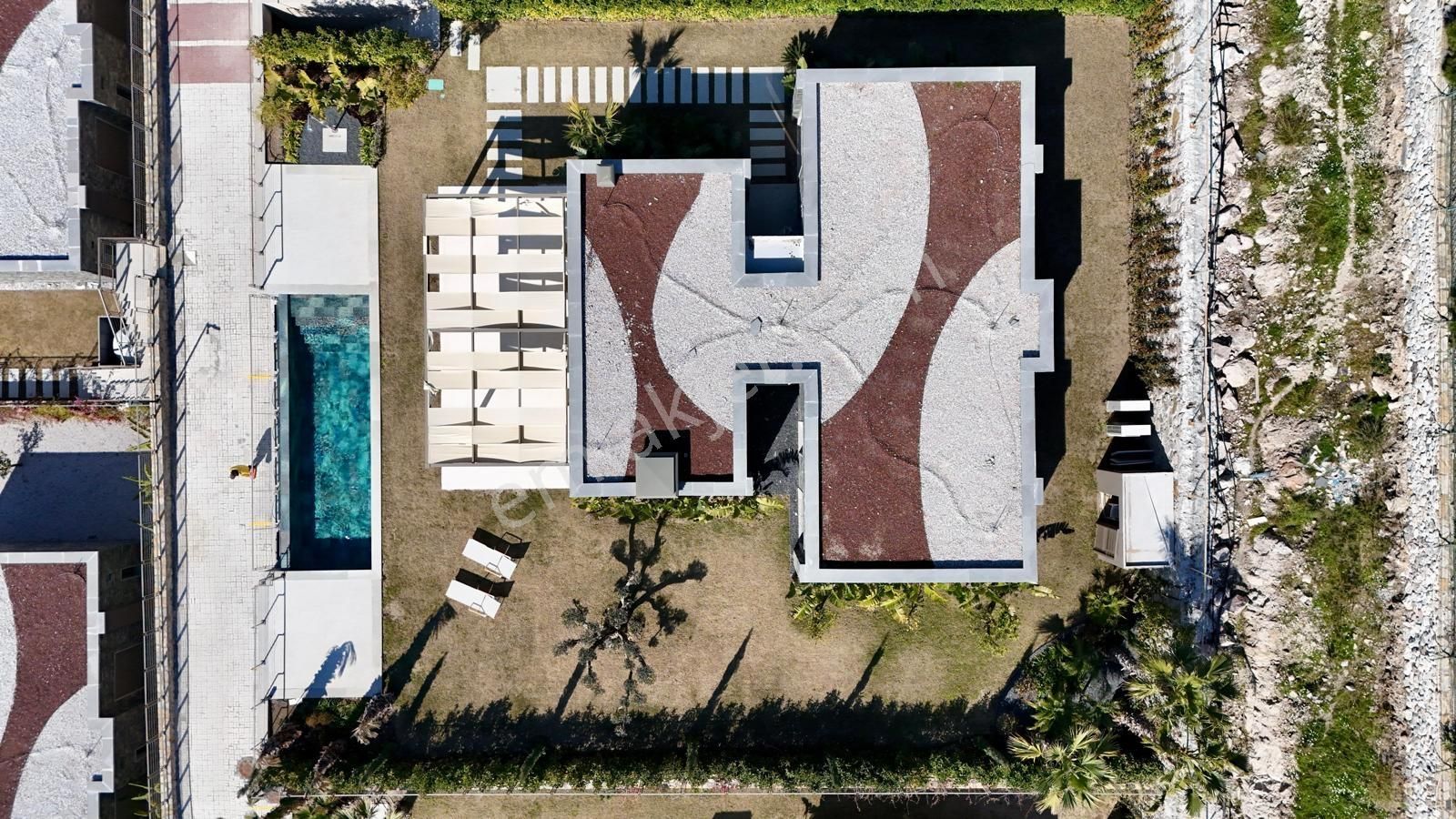 Seba Taş Evleri 4+1 Deniz Manzaralı Özel Havuzlu Tek Katlı Villa - Görsel 20