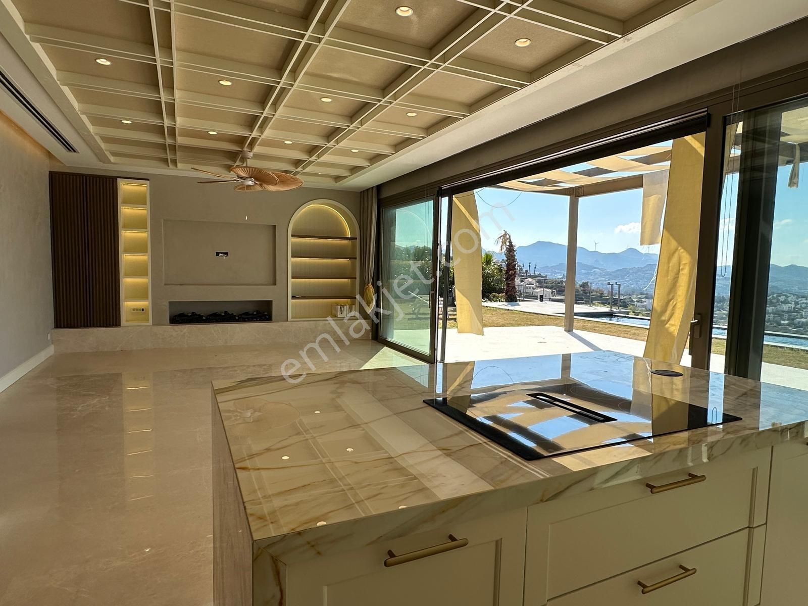 Seba Taş Evleri 4+1 Deniz Manzaralı Özel Havuzlu Tek Katlı Villa - Görsel 4