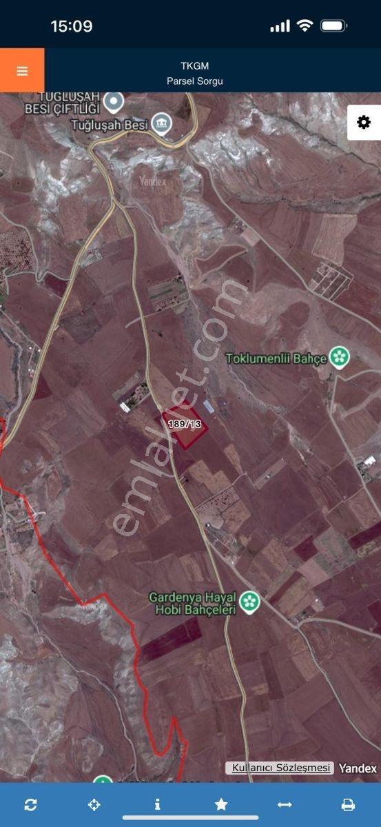 Gökler'de Yol Cepheli 6000m2 Hisseli Tarla Kupon