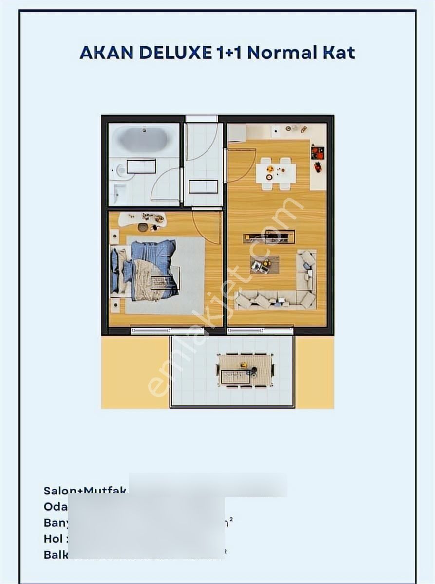 Akan Deluxe Taksit Seçenekli Satılık Daireler - Görsel 14