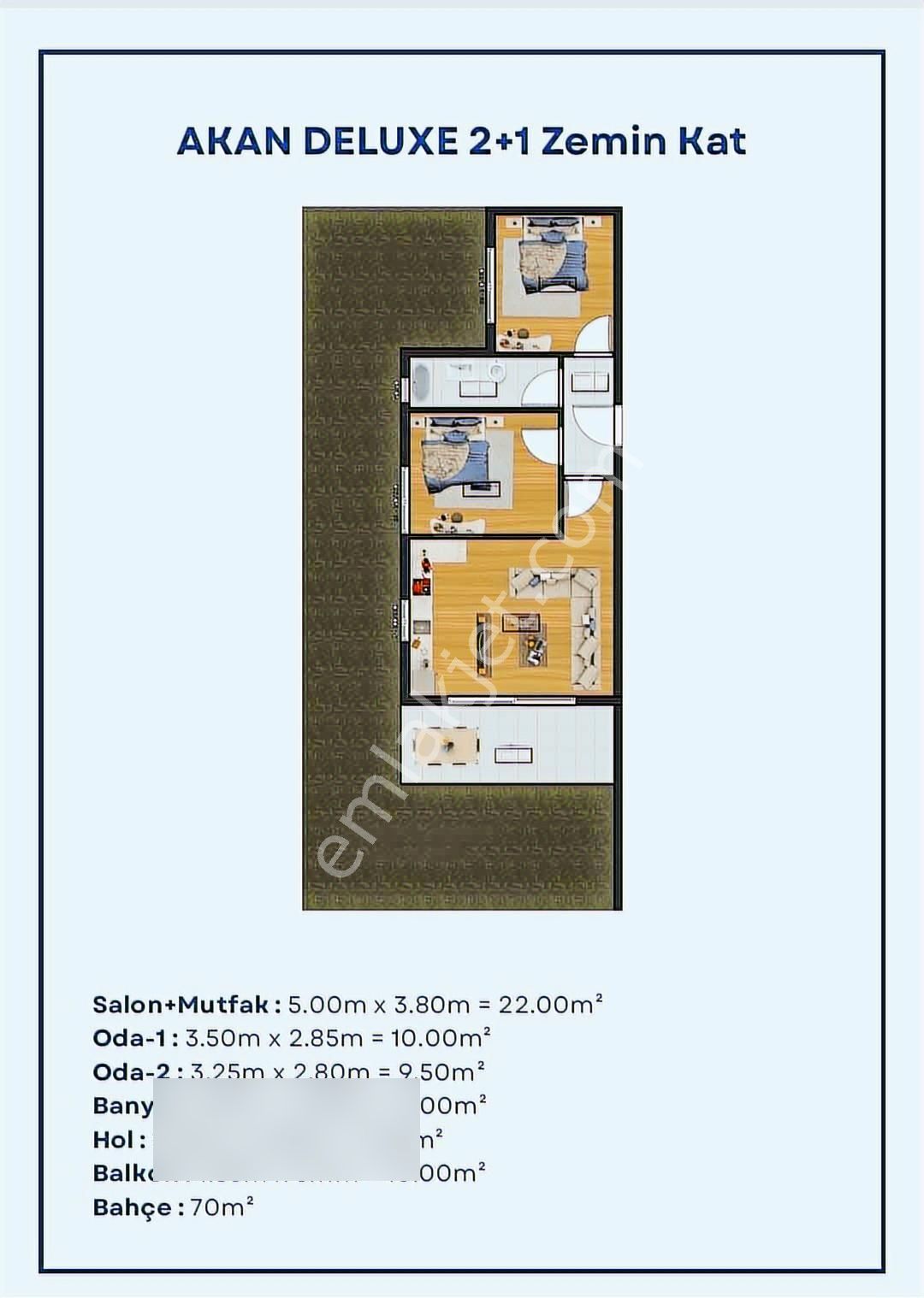 Akan Deluxe Taksit Seçenekli Satılık Daireler - Görsel 7