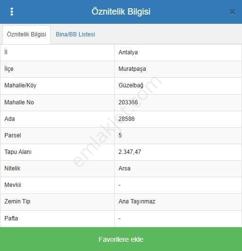 Güzelbağ Mah. Satılık - 2347 M2 İçinde 469 M2 Hisse - Görsel 3