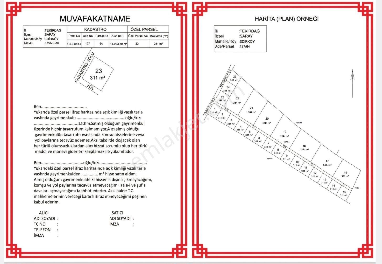 Vera Gayrimenkulden Saray Edirkoy De Ana Yola Yakın Resmi 310 M2 - Görsel 7
