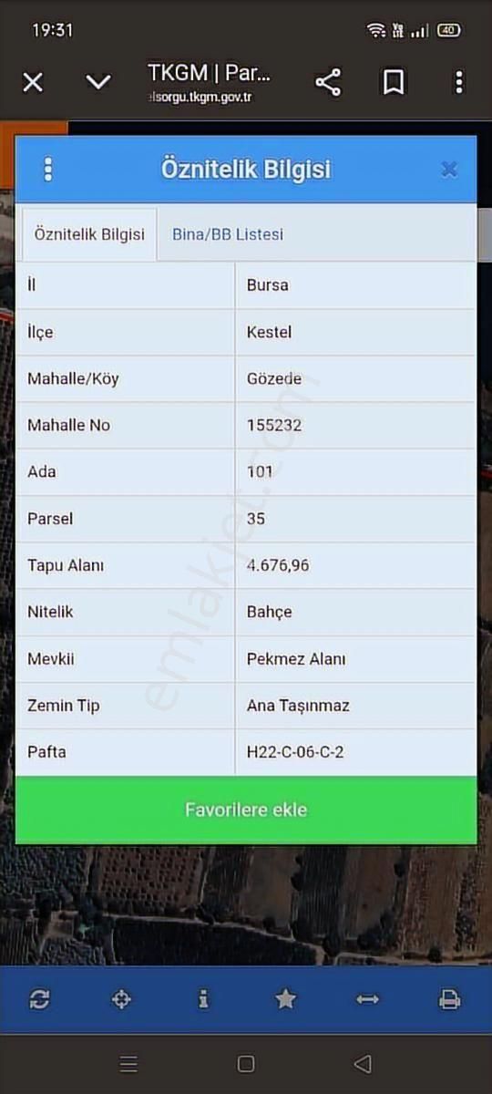 Çataltepe Sanayisine Yakın Satılık Bahçe - Görsel 3