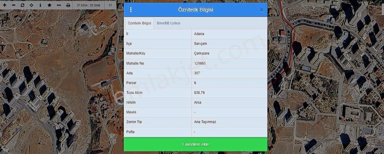Zorlu Emlaktan Çarkıpare Mah. Tek Tapu Villa İmarlı Satılık Arsa