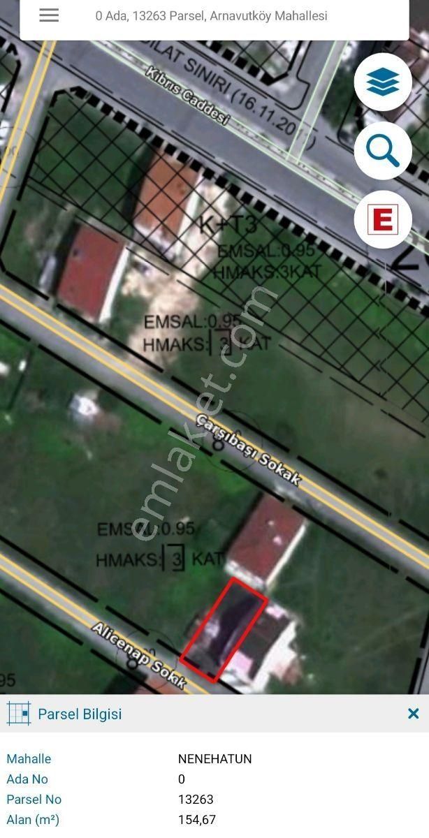 Has Evim Yapıdan Satılık 155 Mt İmarlı İfrazlı Arsa 0.95 Emsal - Görsel 5