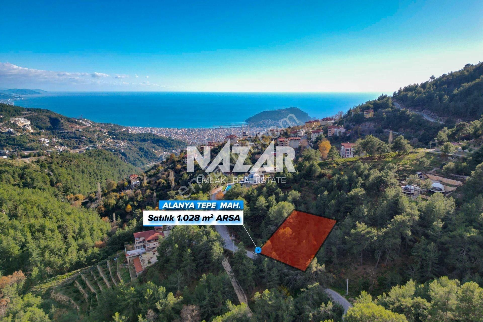 Alanya Tepe Mahallesi’nde 1.028 M² Satılık İmarlı Arsa - Görsel 2