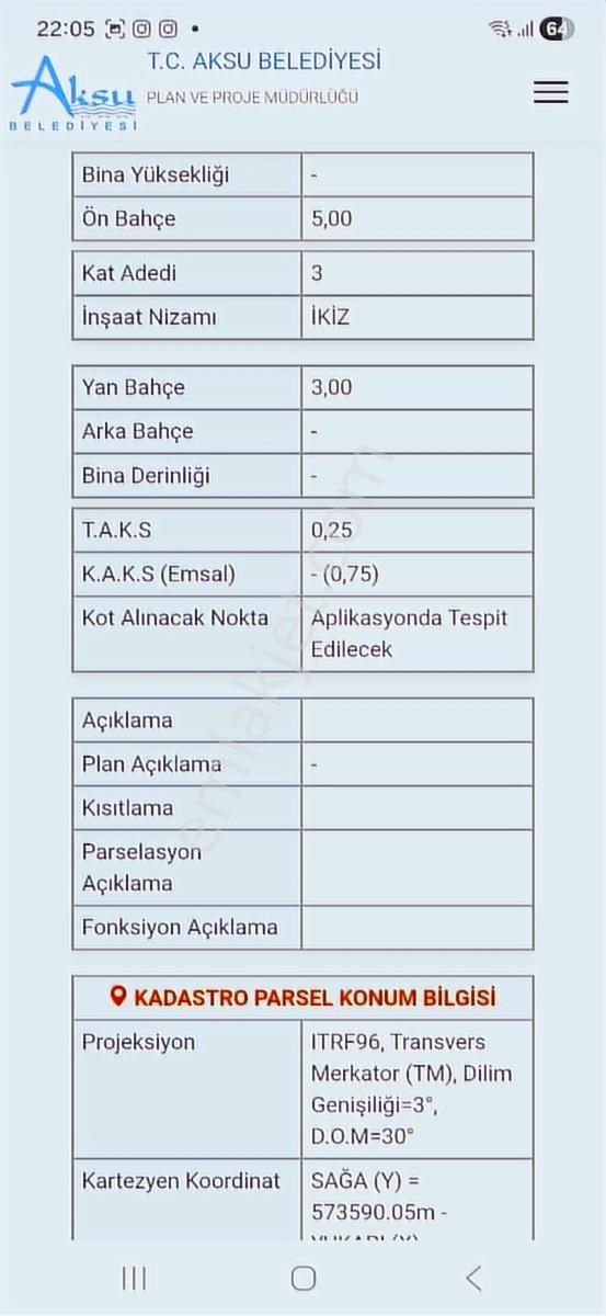 Erkan Ateş Den Aksu Macun En Güzel Lokasyonda 330 M2 - Görsel 3