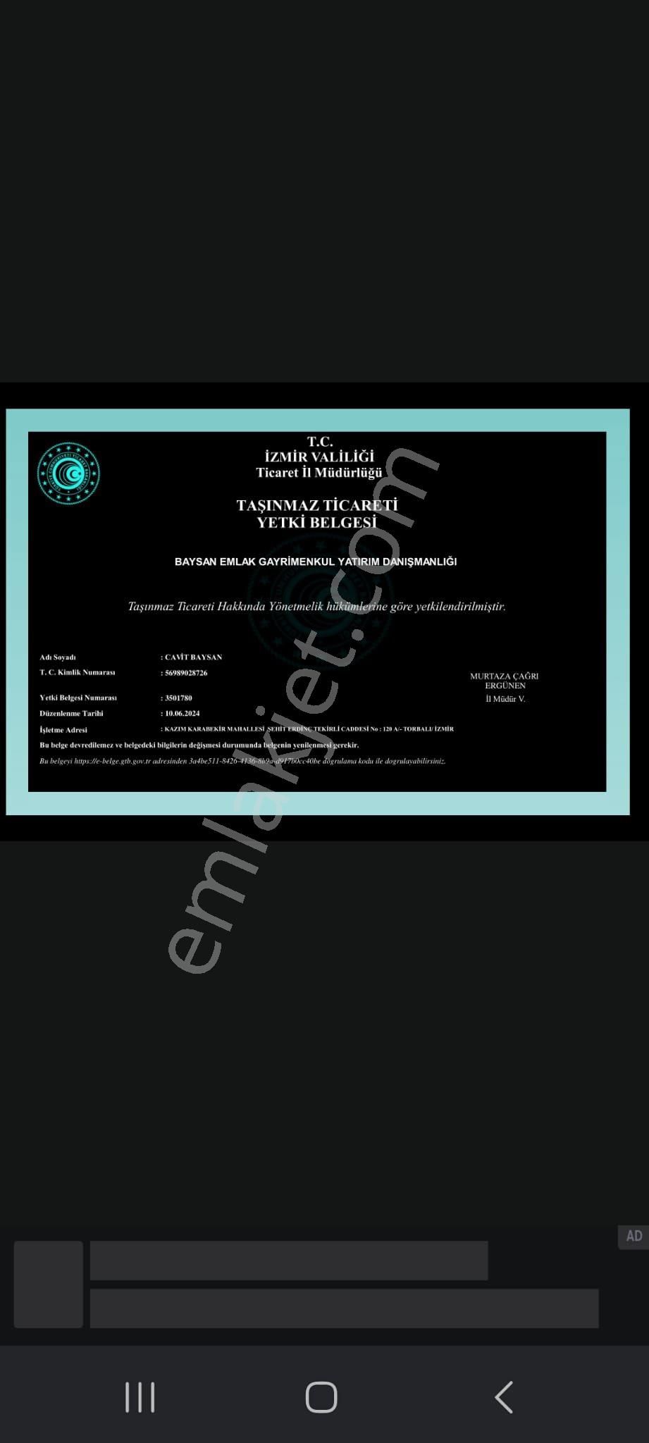 Yelki Merkezi Konumda Satılık Fırsat Dükkan…