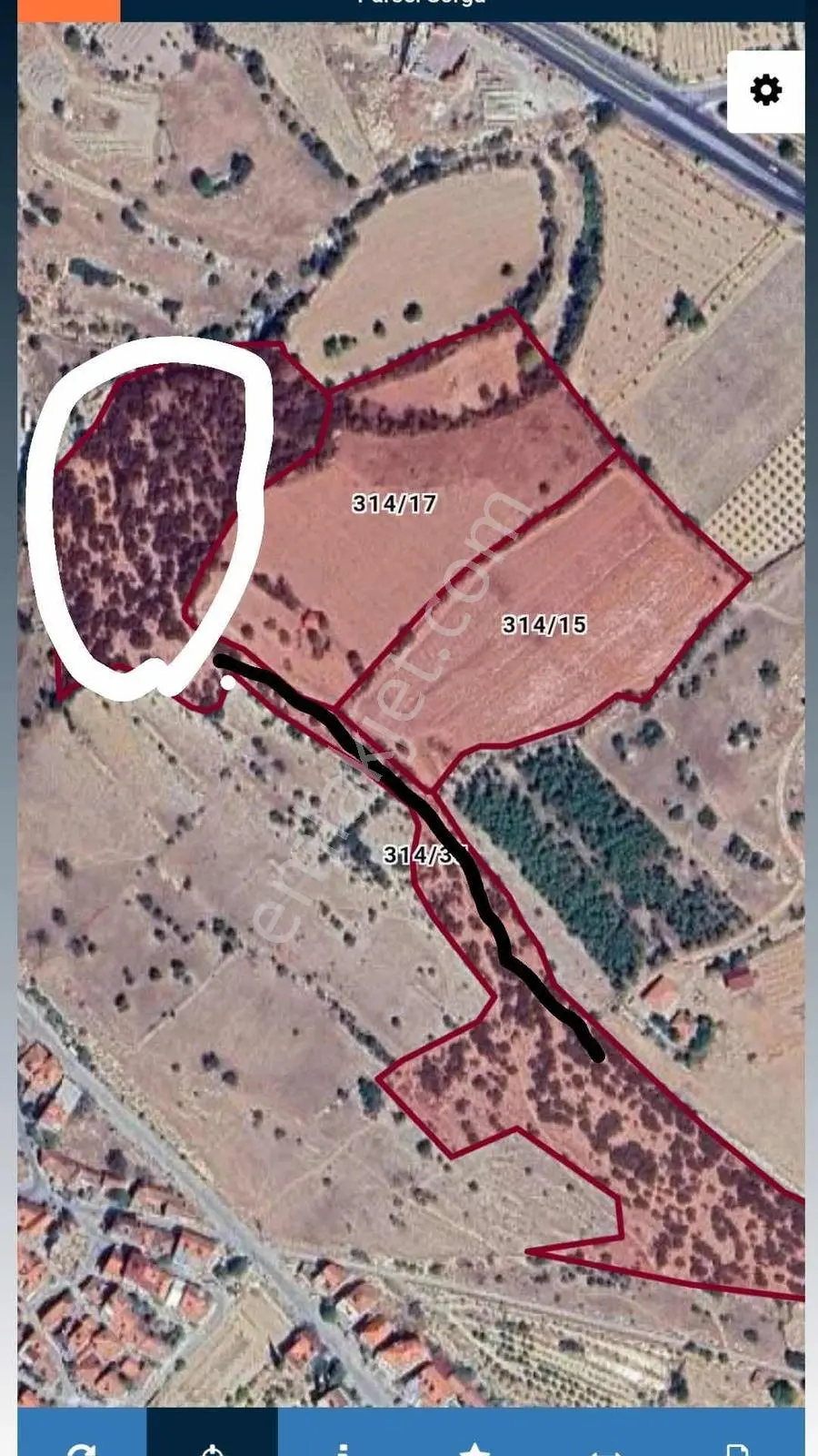 Kocabıyık Gayrimenkul'den Güney Yeni Toki Bitişik Tarla Fırsat - Görsel 4