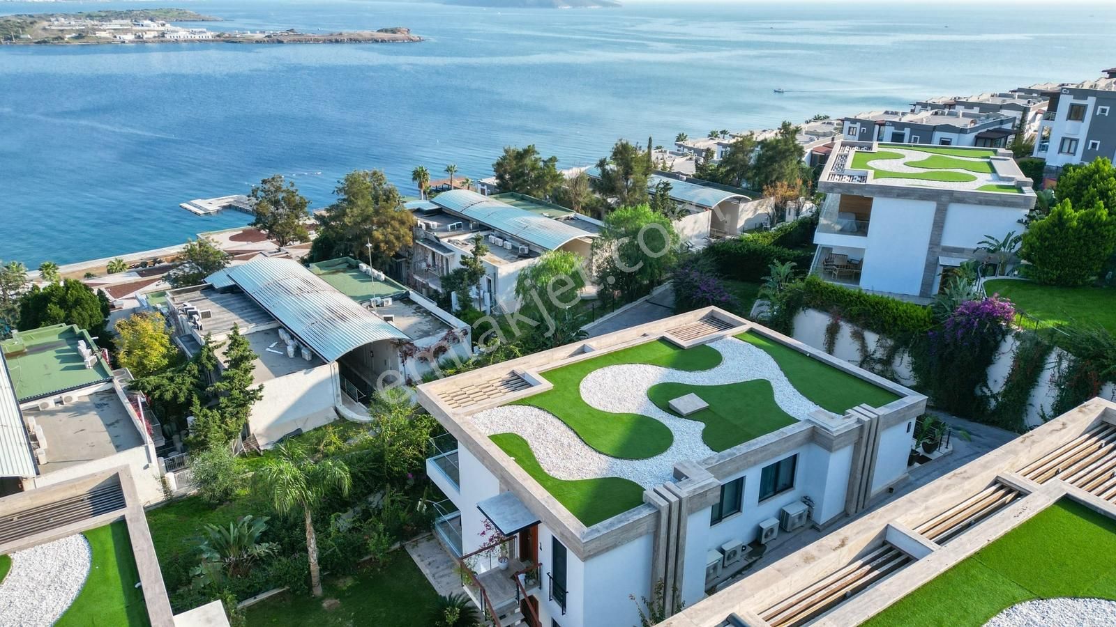 Bodrum Bitez Plajlı Sitede Kiralık Villa - Görsel 8