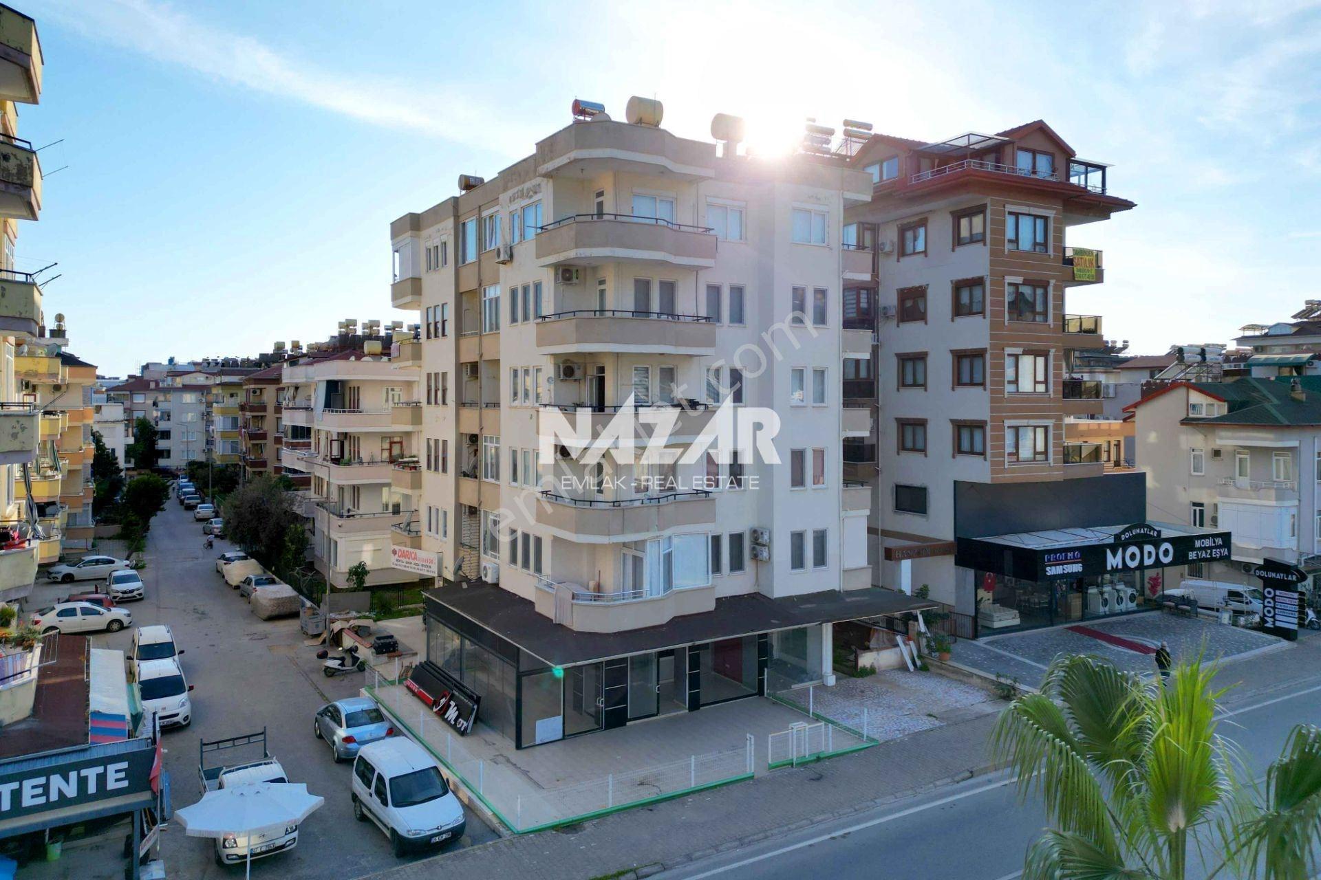 Alanya Oba'da Ana Cadde Üzerinde Yola Sıfır Yüksek Potansiyelli Satılık İş Yeri