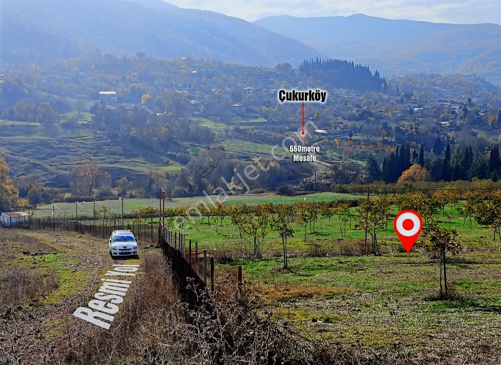 Beynil'den Yalova Çukurköy'de 22.5 Dönüm Satılık Ceviz Bahçesi - Görsel 23