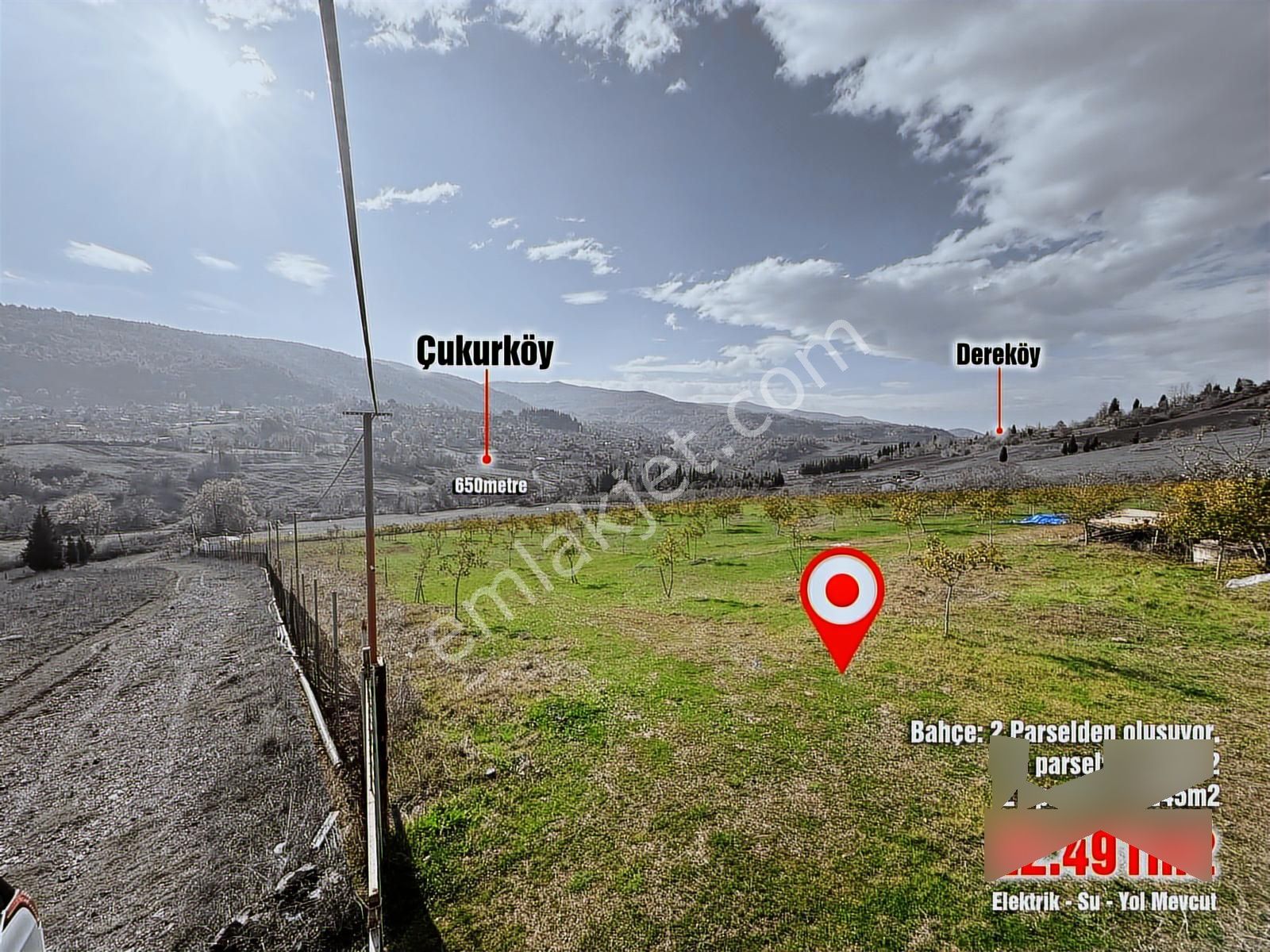 Beynil'den Yalova Çukurköy'de 22.5 Dönüm Satılık Ceviz Bahçesi - Görsel 18