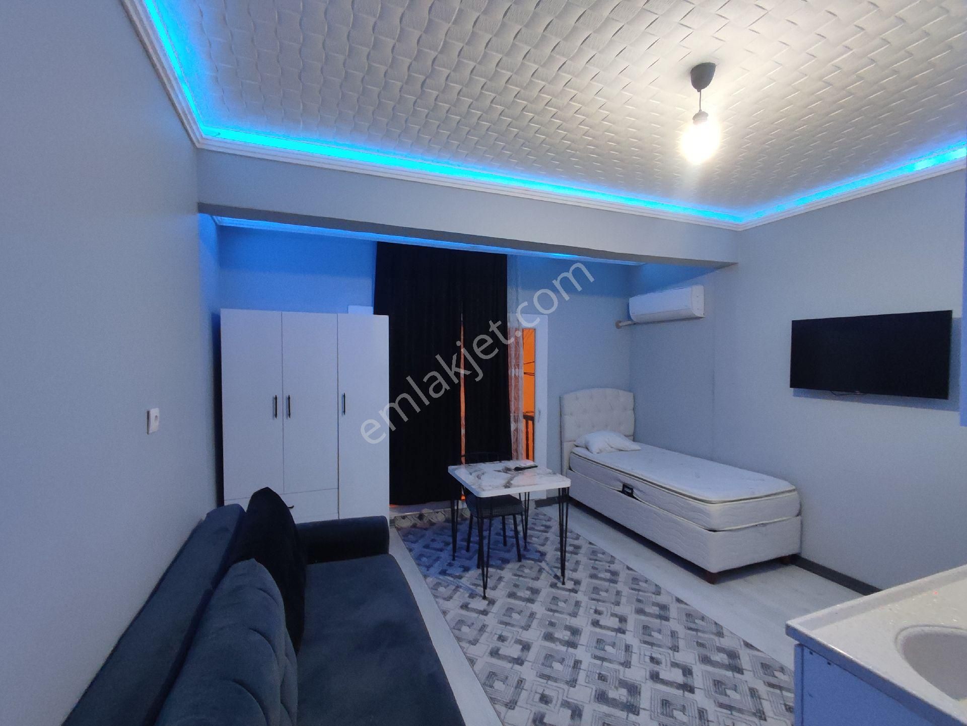 Baraj Yolu Civarı Kiralık Eşyalı Daire Geniş Oturumlu Balkonlu 1+0