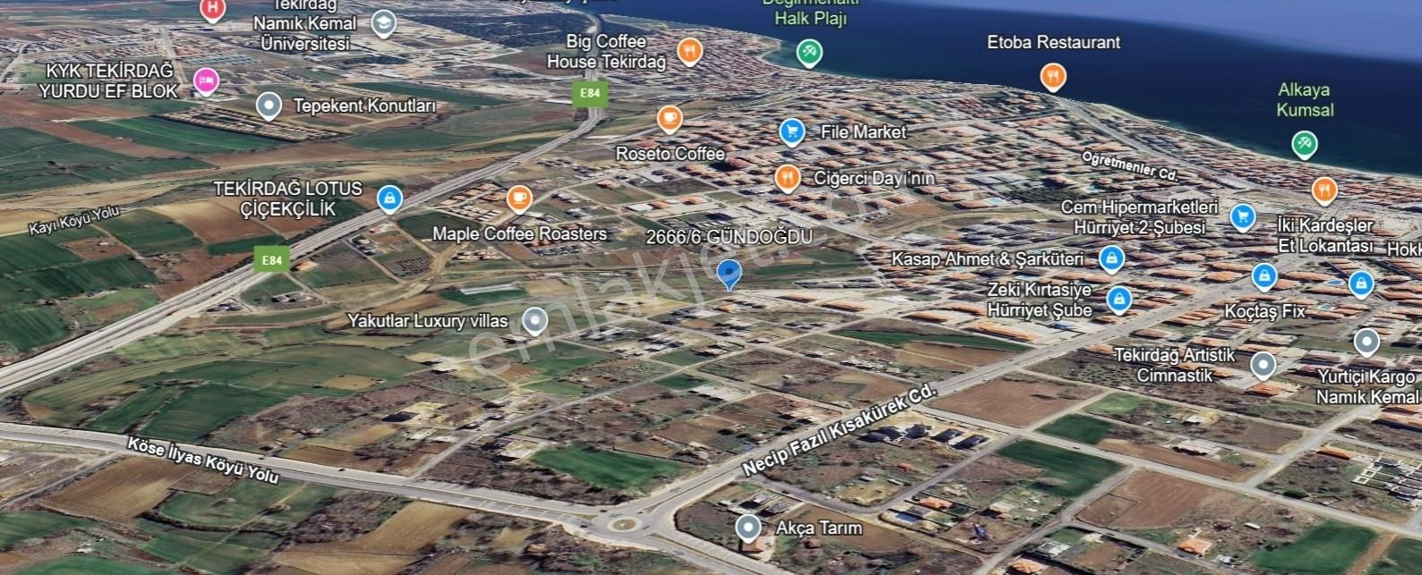 Panoromik Villa Arsası | Köseilyas Aksı | Atatürk, Süleymanpaşa - Görsel 3