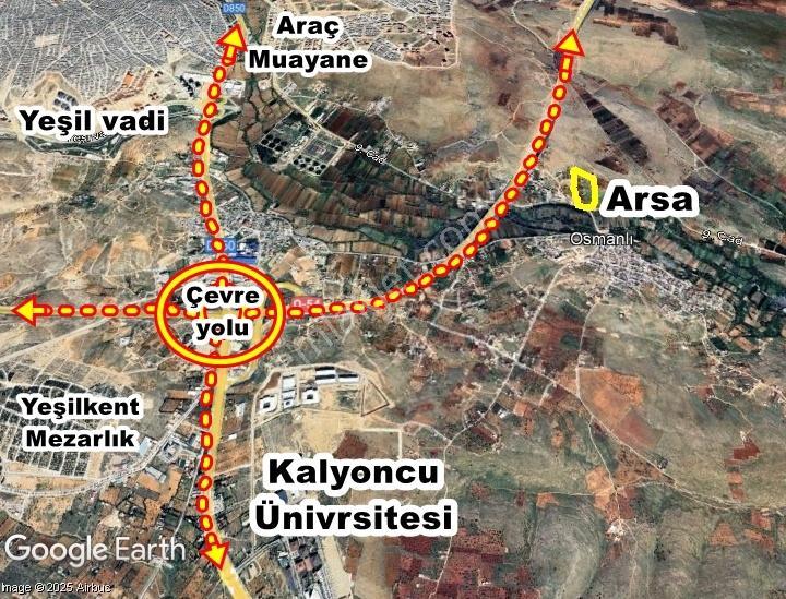 Şahinbey Osmanlı Kurtuluş Mah. 5 Kat İmarlı Arsa- Hisse Tapulu - Görsel 12