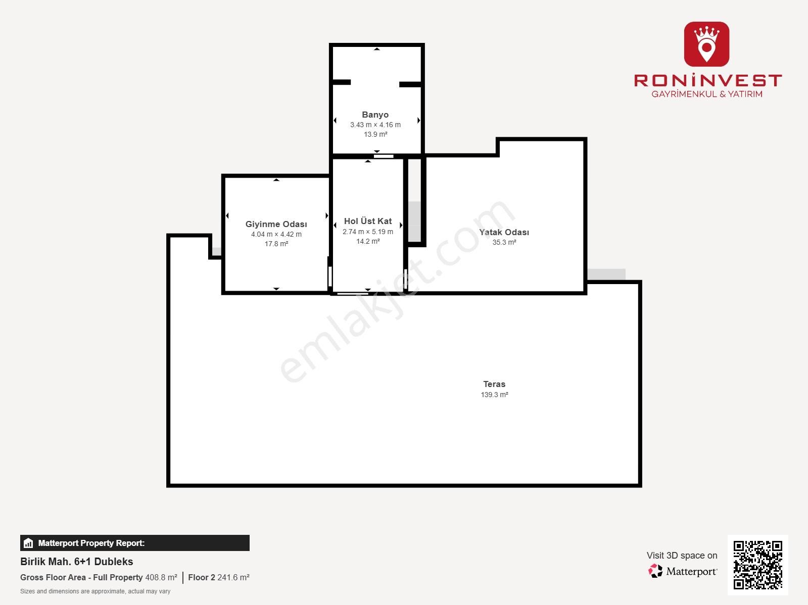 Birlik Mah. Kök Tapulu Krediye Uygun Satılık 6+1 Daire - Görsel 24