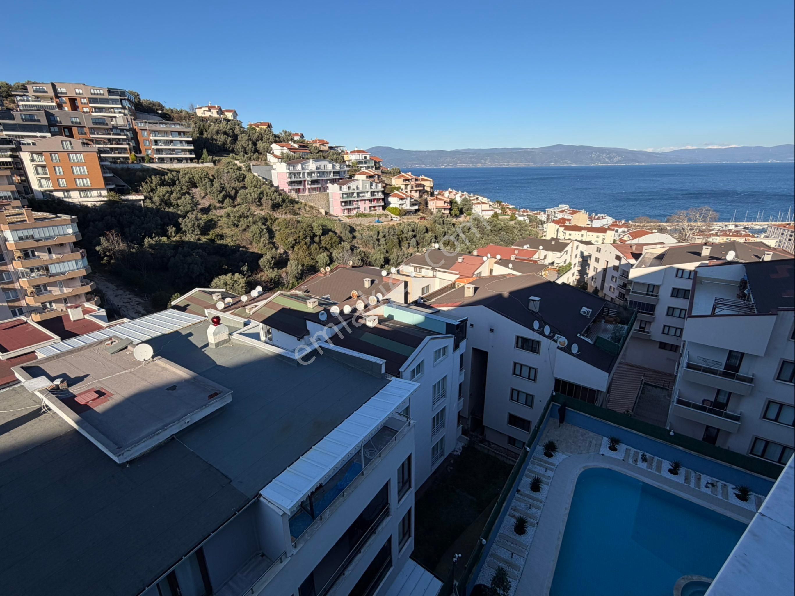Tırpan Gayrimenkulden 5+2 350m2 Terasın Kendine Ait Havuzlu Full Deniz Manzaralı Satılık Acil Daire - Görsel 34