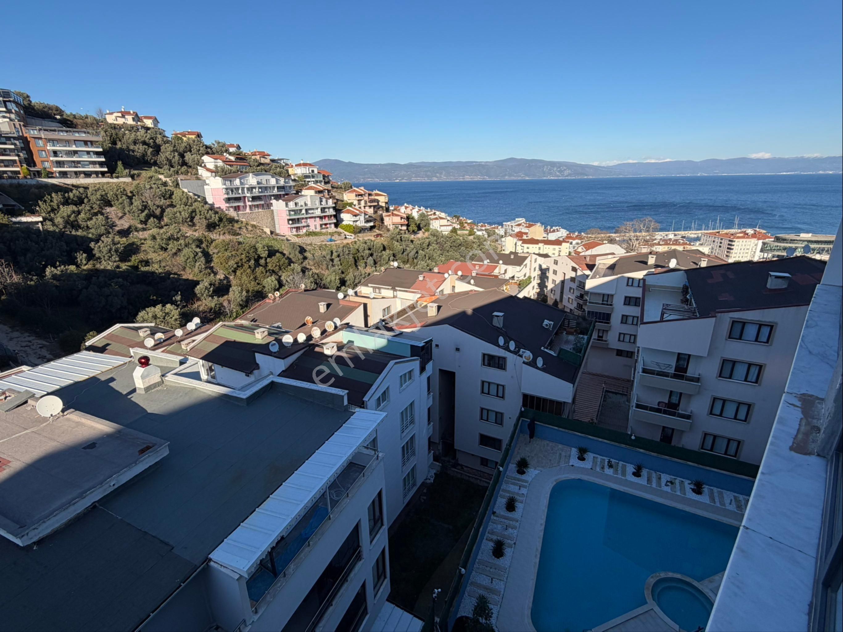 Tırpan Gayrimenkulden 5+2 350m2 Terasın Kendine Ait Havuzlu Full Deniz Manzaralı Satılık Acil Daire - Görsel 30