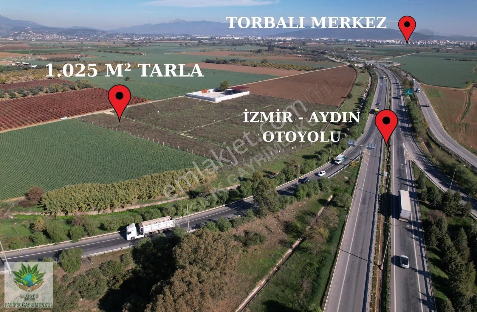 Pasifikten Torbalı Gişeler Yakını Satılık 1.025 M² Harika Tarla - Görsel 7
