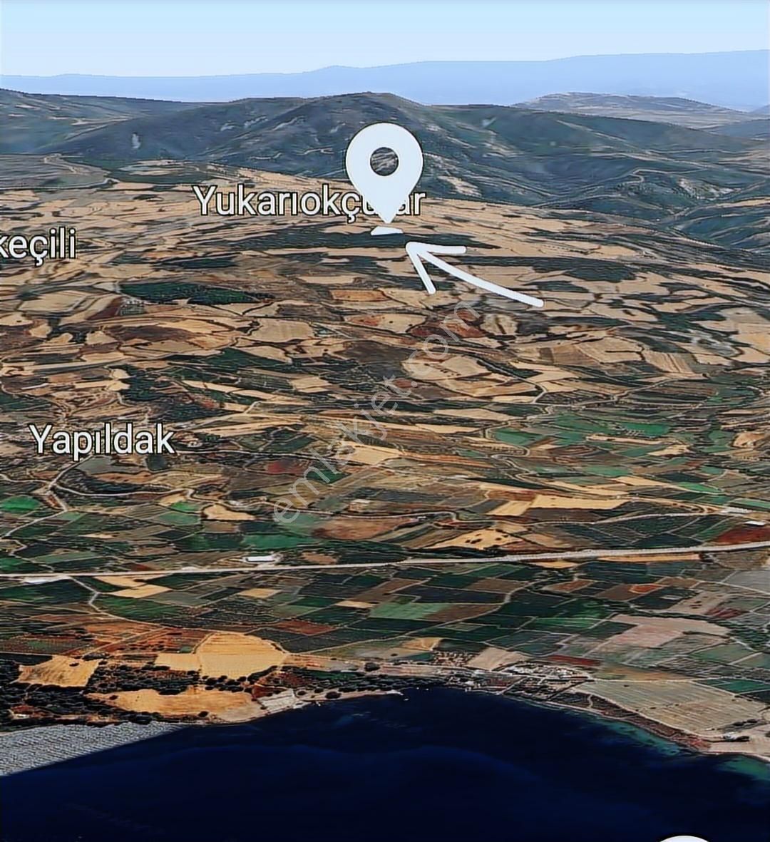 Çanakkale Merkez Yukarıokçular Boğaz Manzaralı 9 Dönüm Tarla. - Görsel 8