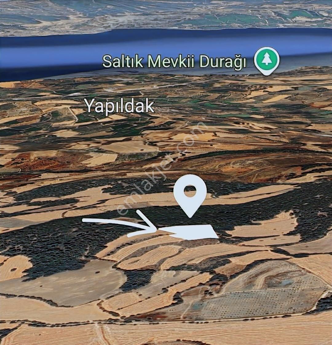 Çanakkale Merkez Yukarıokçular Boğaz Manzaralı 9 Dönüm Tarla. - Görsel 4