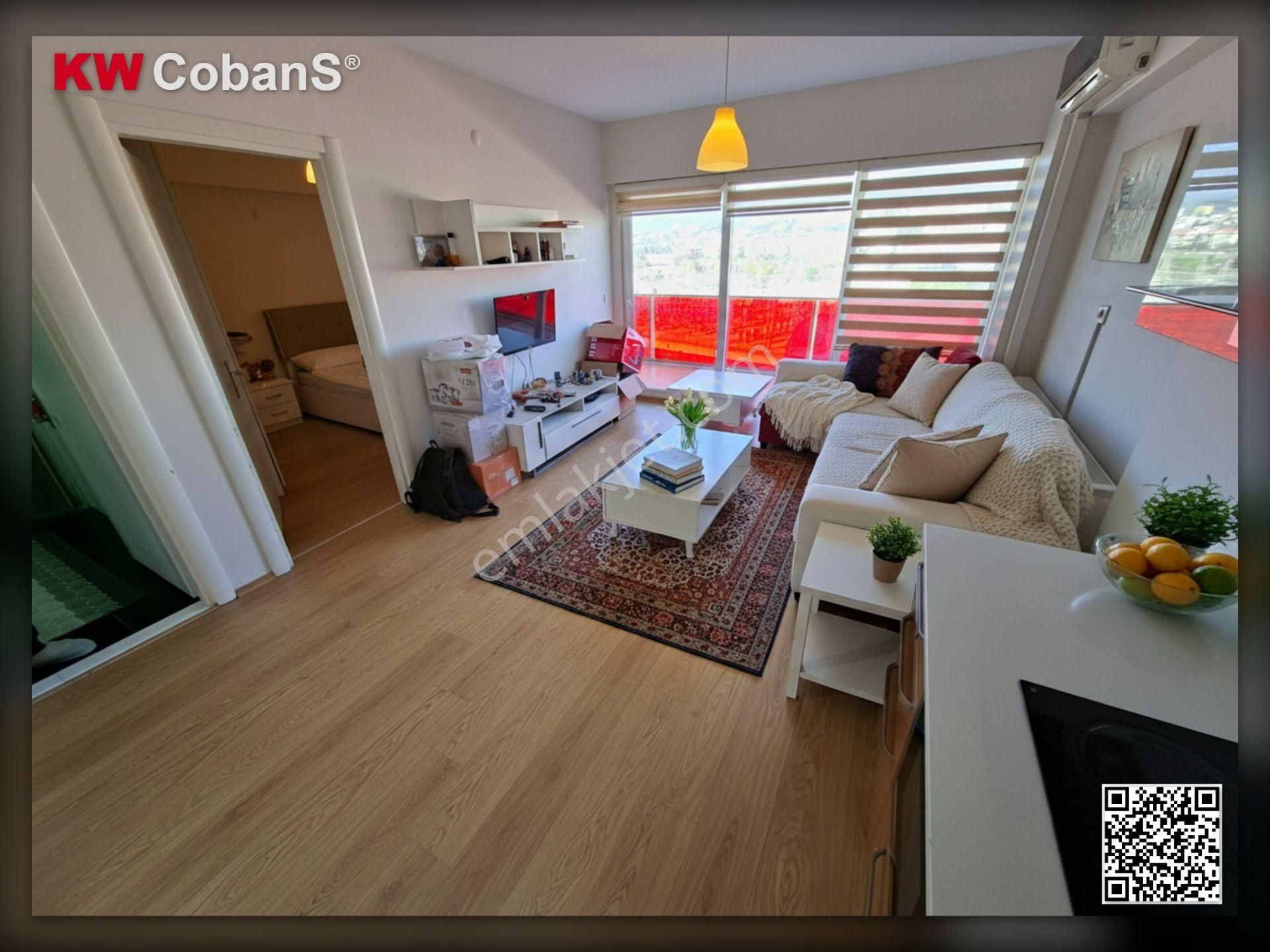 Kw Cobans'tan Eşyalı | Bornova Park Evleri Kiralık 1+1 (d179)