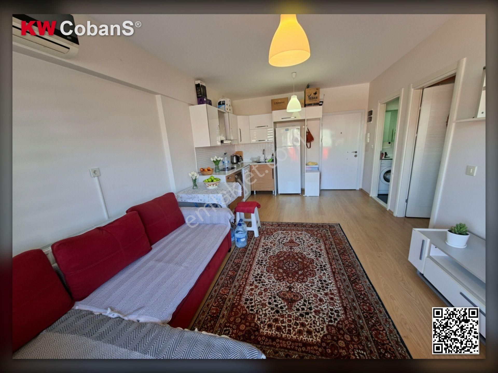 Kw Cobans'tan Eşyalı | Bornova Park Evleri Kiralık 1+1 (d179) - Görsel 11