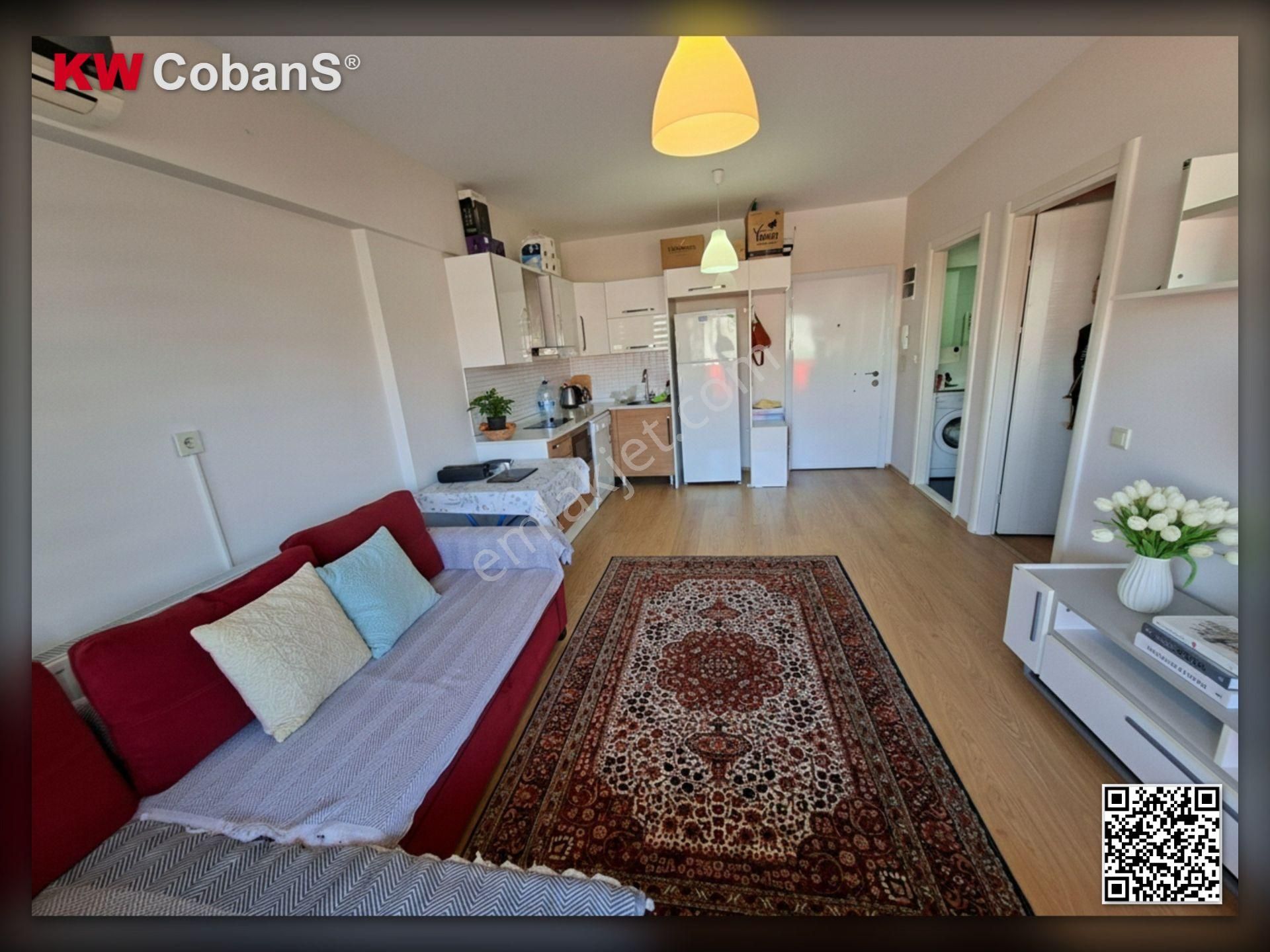 Kw Cobans'tan Eşyalı | Bornova Park Evleri Kiralık 1+1 (d179) - Görsel 10