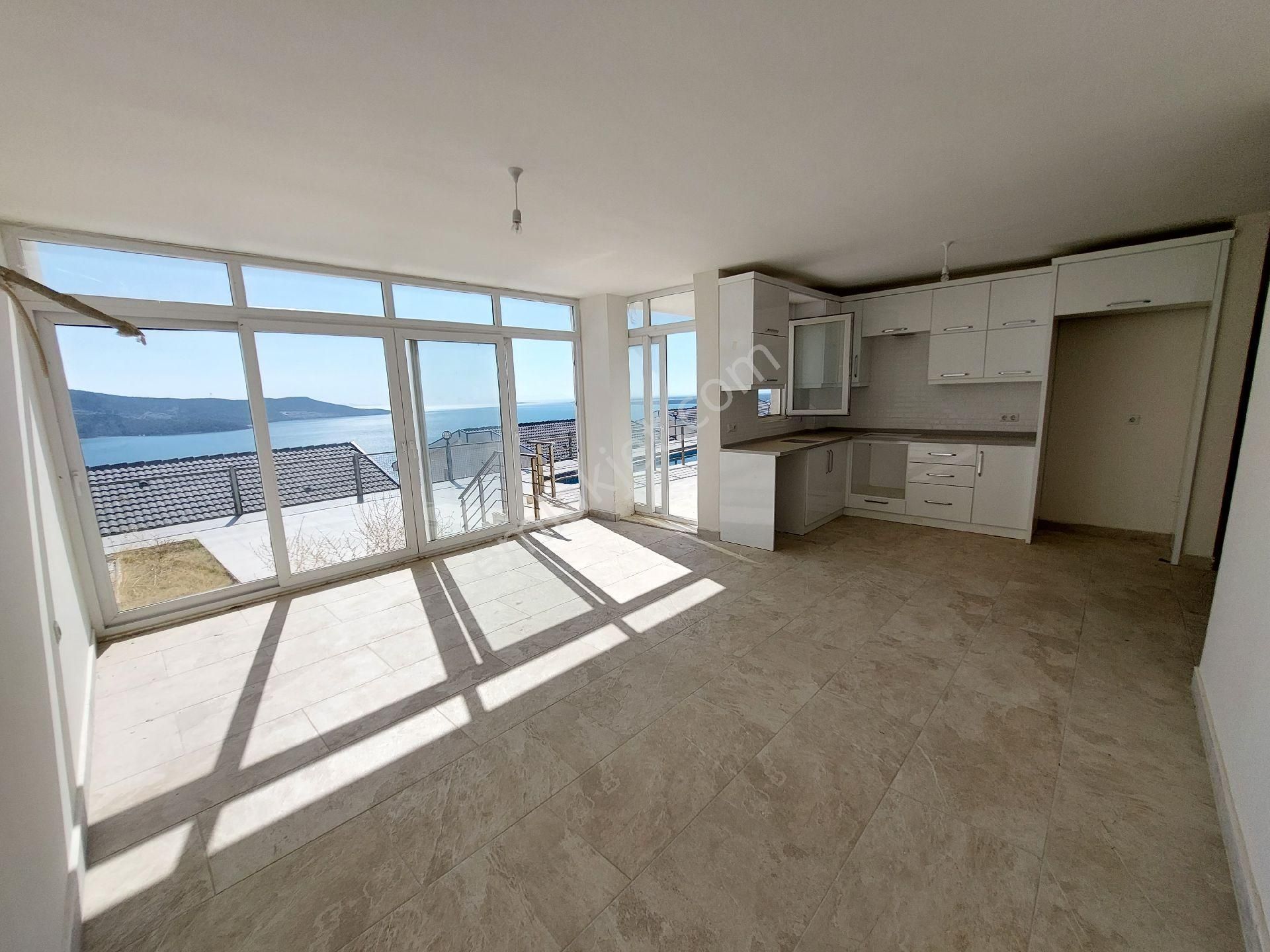 3+1 Villa Denize 600m Panoramik Deniz Doğa Manzaralı Otoparklı - Görsel 18