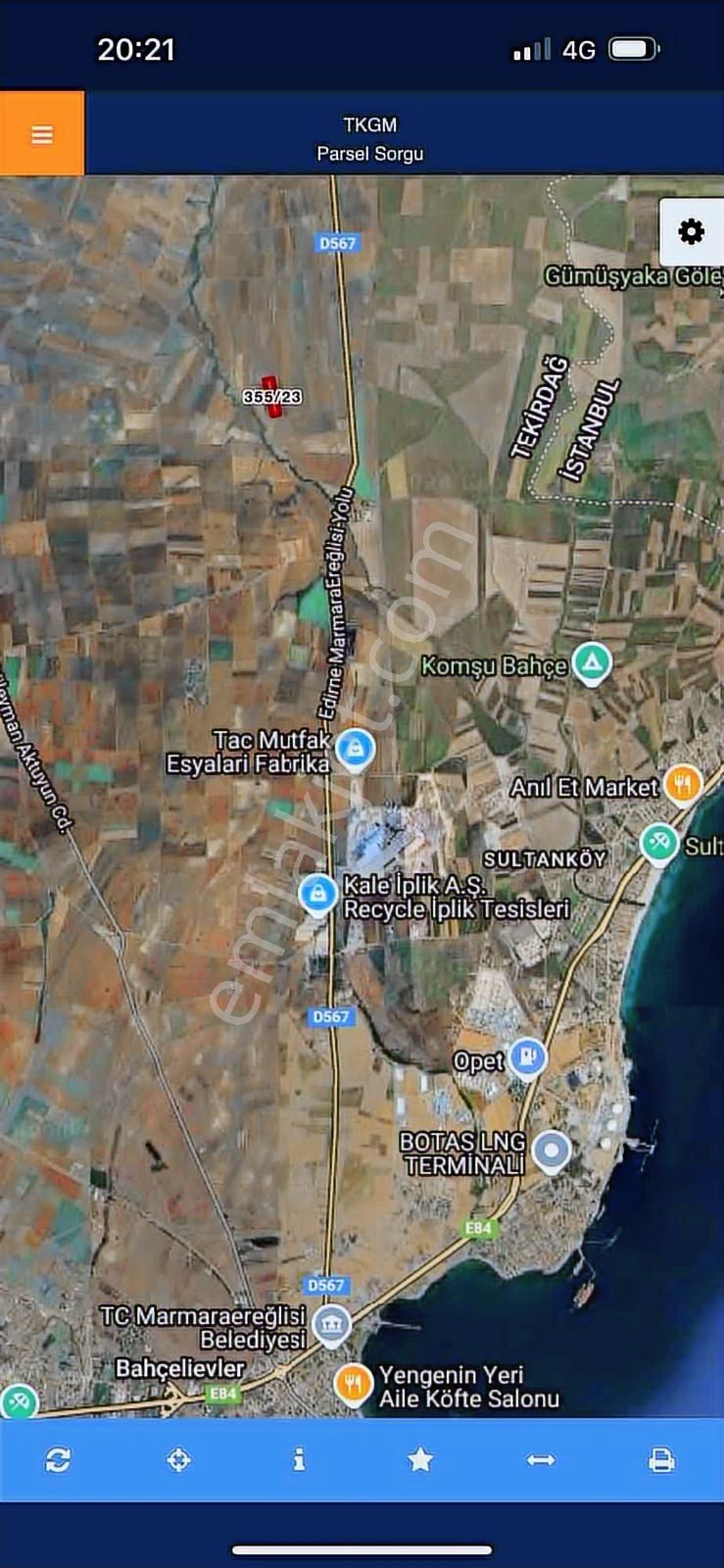 Mükemmel Konumda 10dönüm Arazi