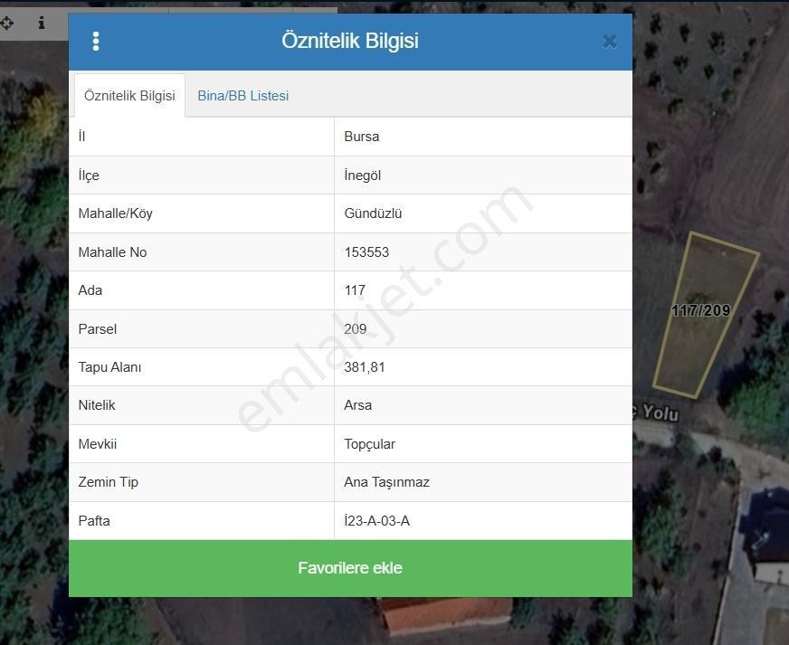 Ulucan'dan İnegöl Gündüzlü'de Satılık İmarlı Arsa - Görsel 11