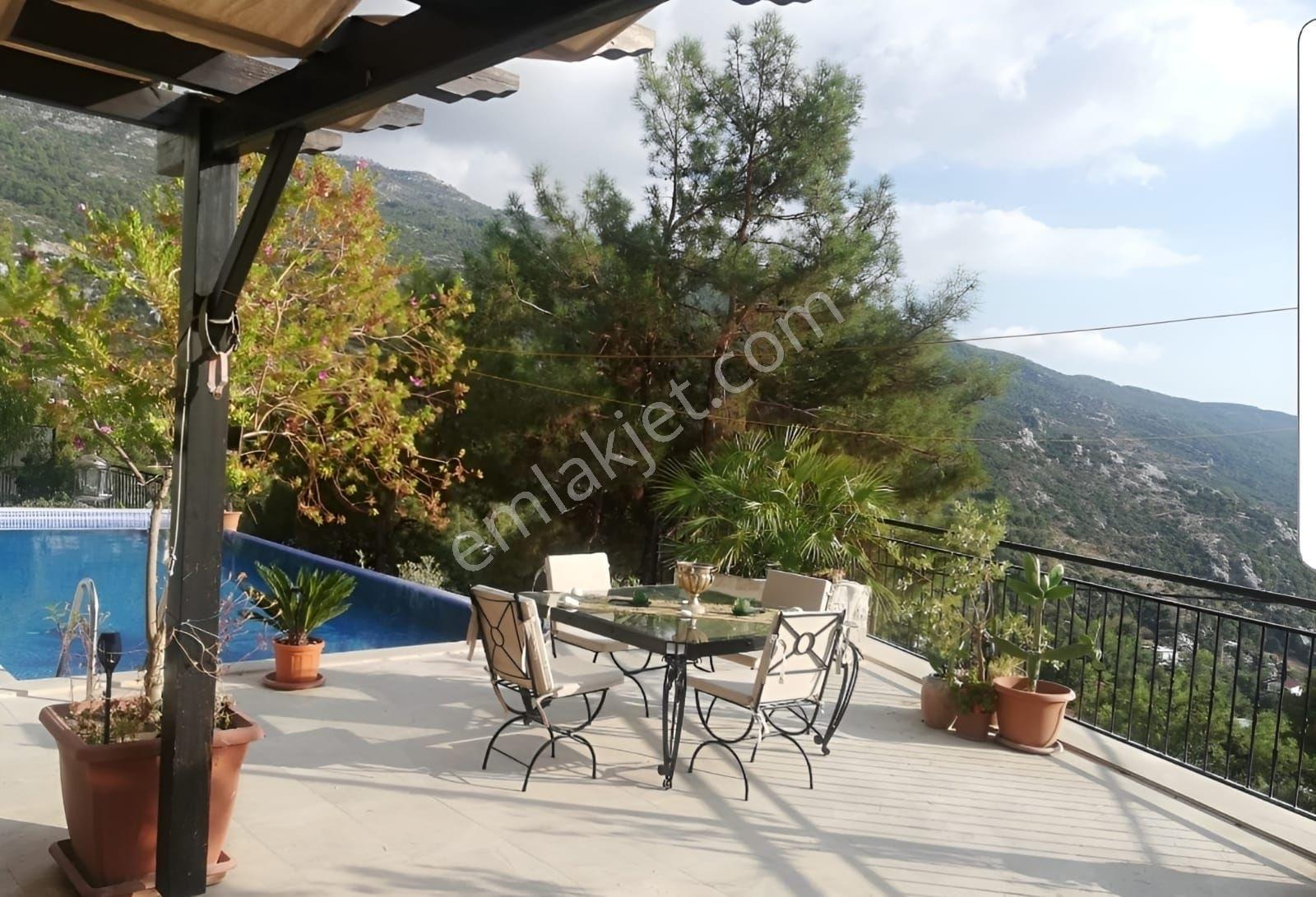 Kaş Kalkan İslamlar Da Deniz Manzaralı 3+1 Satılık Müstakil Vill - Görsel 33