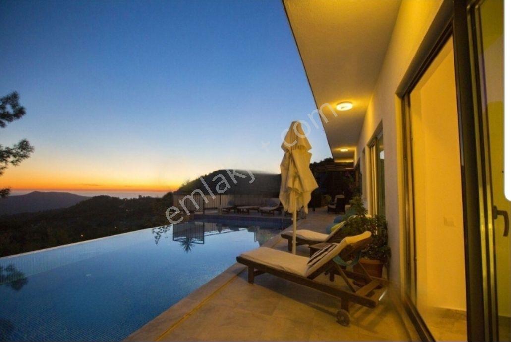 Kaş Kalkan İslamlar Da Deniz Manzaralı 3+1 Satılık Müstakil Vill - Görsel 26