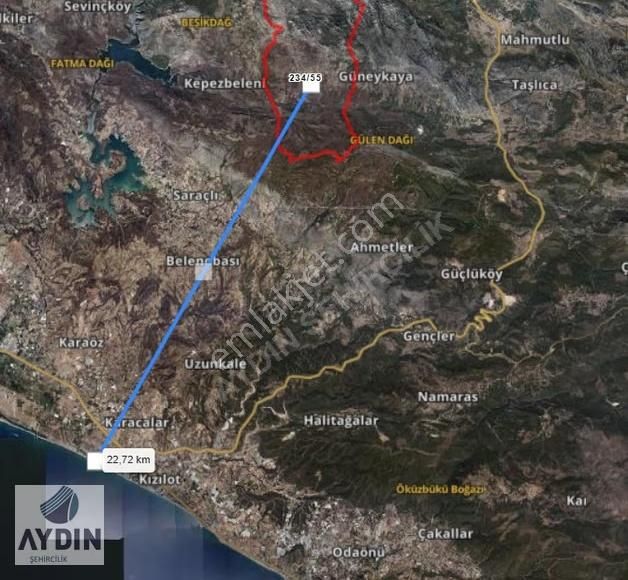 Aydın Satıyor'dan Antalya Akseki Hocaköy Mh. Satılık Tarla - Görsel 2