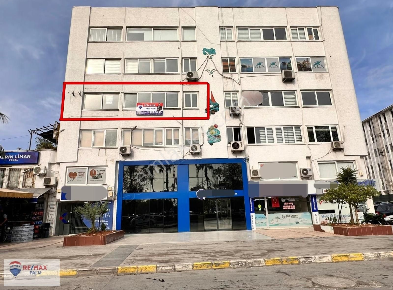 Remax Palm'den Liman Karşısı 5 Odalı Prestijli Kiralık Ofis