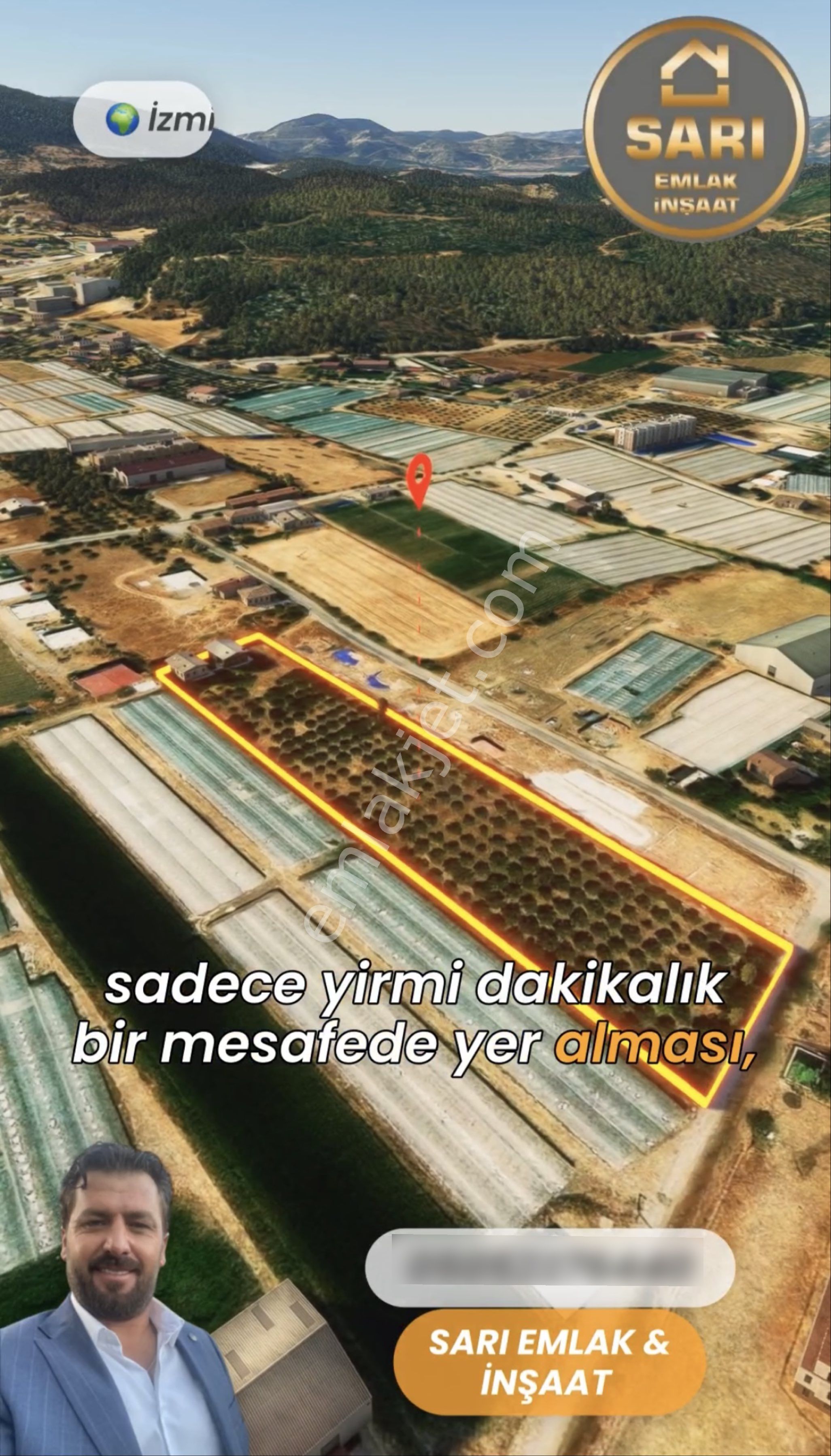 İzmir Memderes Çamönü Mahallesi Emsalsiz Tarla - Görsel 8