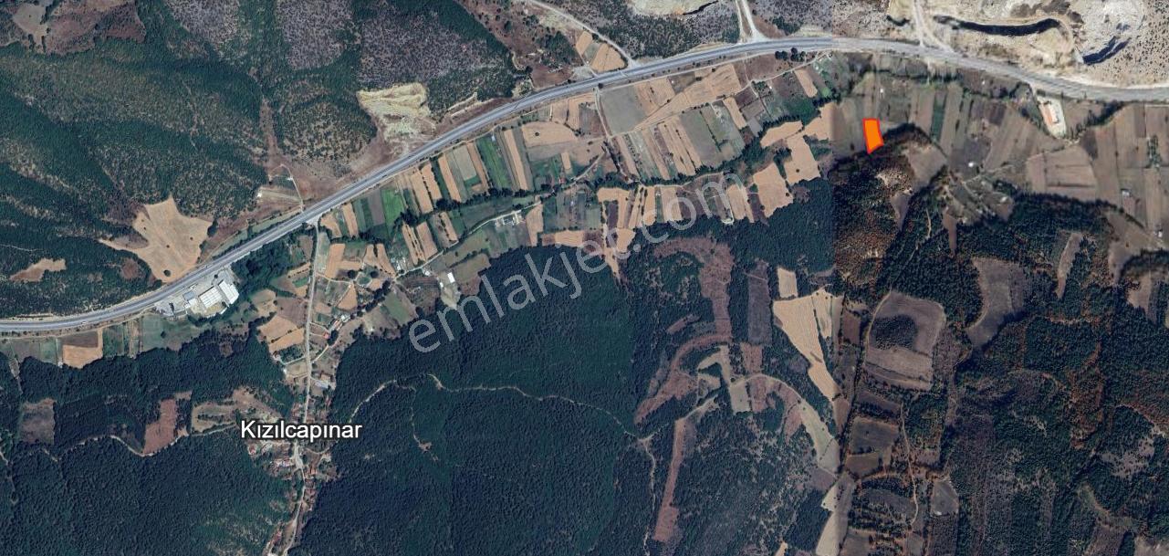 F.akboga Bilecik Kızılcapınar'da Satılık Tek Tapu Tarla 3211 M2 - Görsel 3