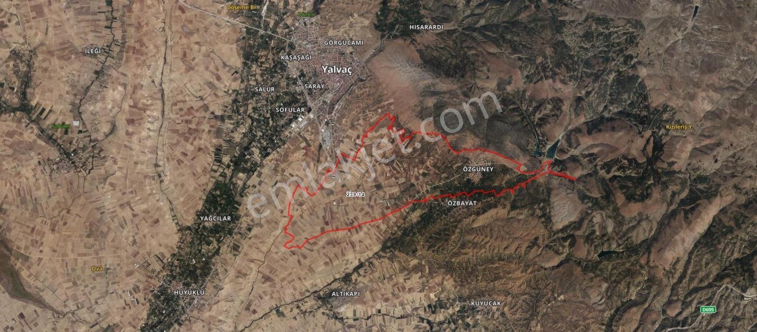 Çağrı Emlak'tan Yalvaç/sofular Mah. Müstakil Tarla - Görsel 2